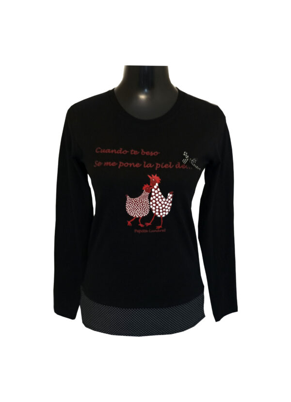 Camiseta Cuando Me Besas Lunares