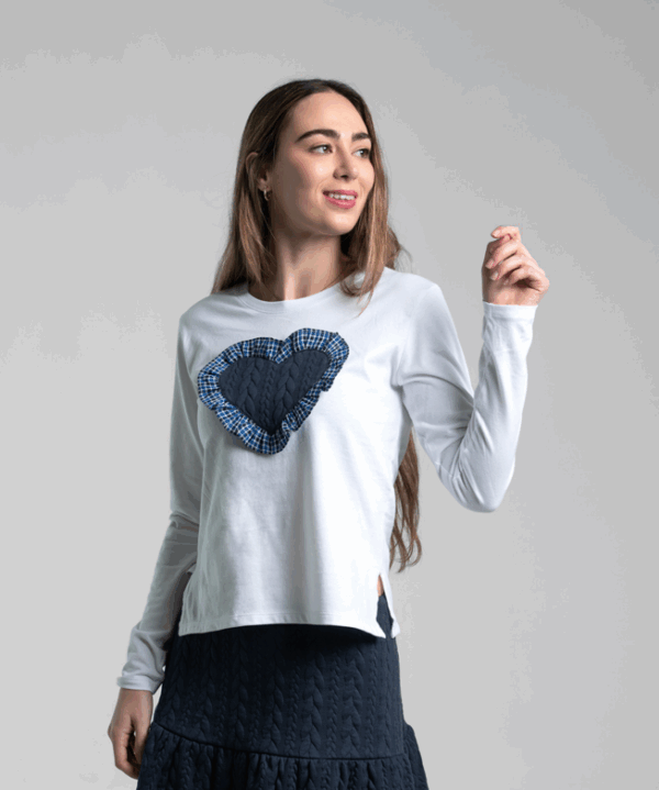 Camiseta Corazon Espigas